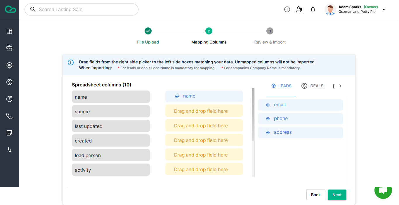 Enterprise CRM System screenshot 2