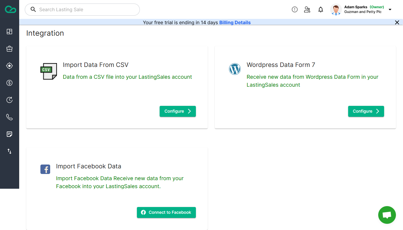 Enterprise CRM System screenshot 3