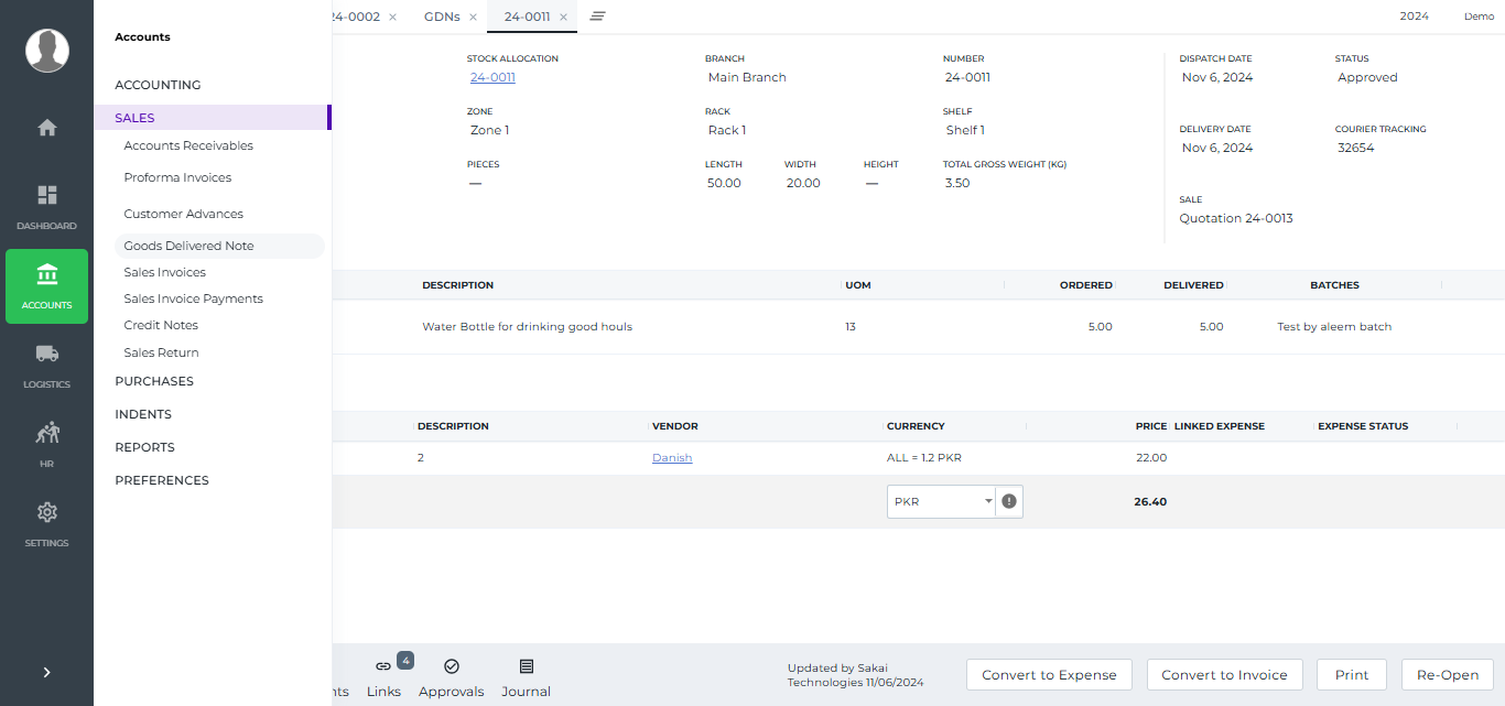 ERP Business Suite screenshot 2